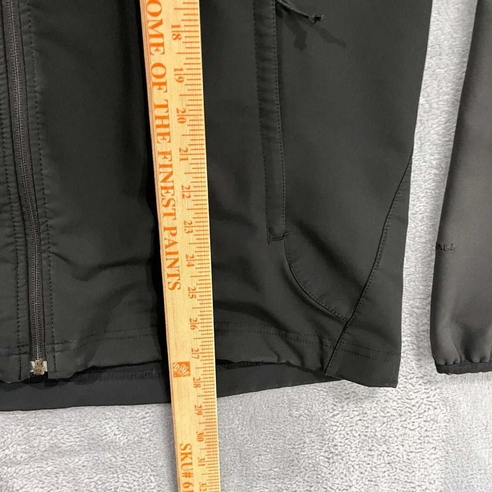 The North Face Windwall Jacket Mens Large Black Soft‎ Shell Full Zip Coat